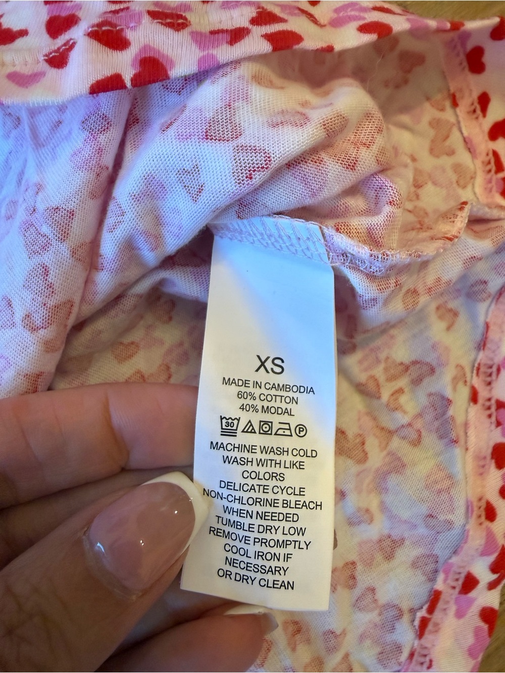 kate spade Pink & Red Heart-Print Pajama Set - Picture 5 of 13